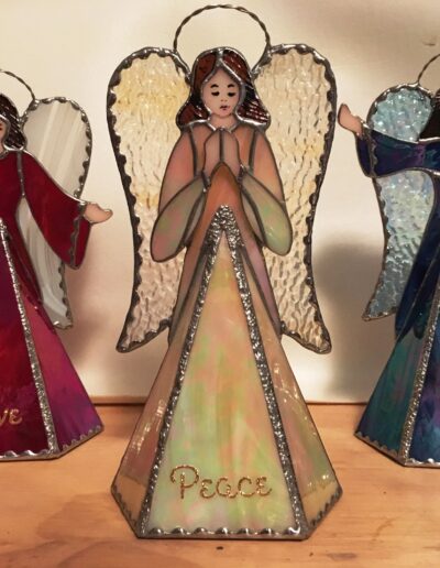 Angel Tea Lights - Love Peace Joy