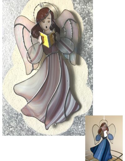 Angel 2 Wall Hanging & Small Ornament