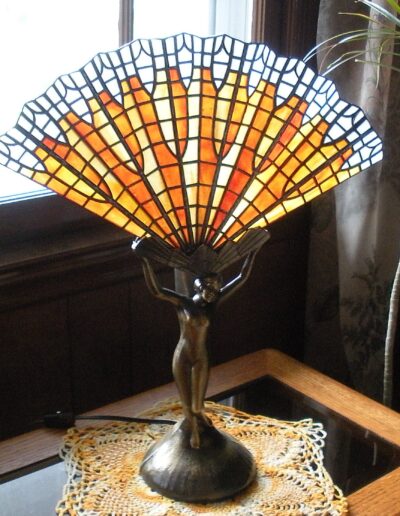 Fan Lamp Raised - Lotus Leaf