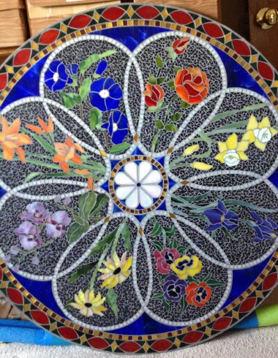 Mosaic 45inch Tabletop - In The Garden