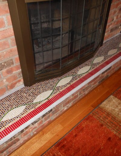 Mosaic Fireplace Hearth