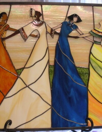 Panel Glass Rendition of Unity
