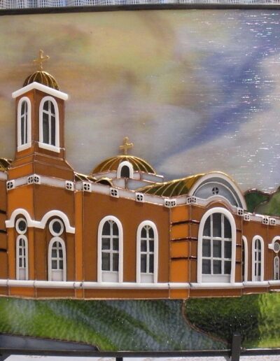 Panel Orthodox Church with Picture Frame