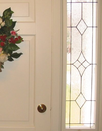 Sidelights - Clear Textured Geometric