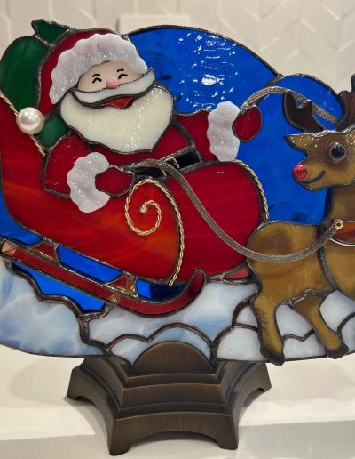 Fan Lamp - Santa & Rudolph